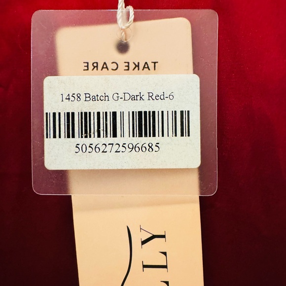 Oh Polly Dark Red Dress - Picture 5 of 6